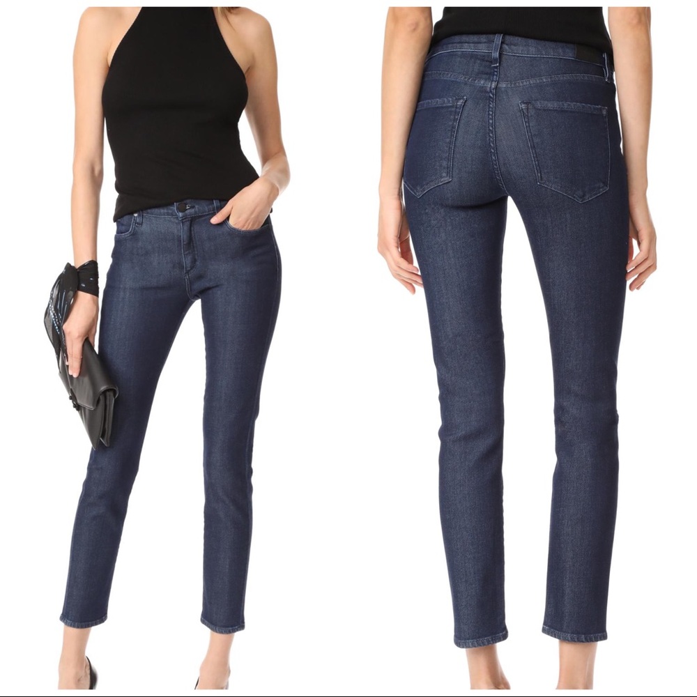 NWT $285 Goldsign pure classic Mid Rise Ankle skinny jeans